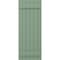 Ekena Millwork Americraft 6-Board, 2 Batten Exterior Real Wood Joined Board-n-Batten Shutters, ARW101BB621X65TGH, PR ARW101BB621X65TGH - alternate 3